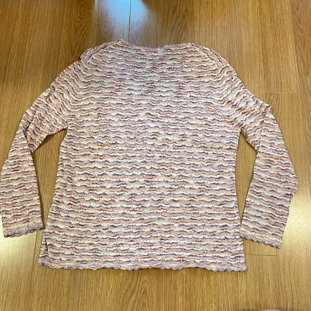 Vintage Camela Knit Pastel Cardigan Pink - Picture 7 of 15
